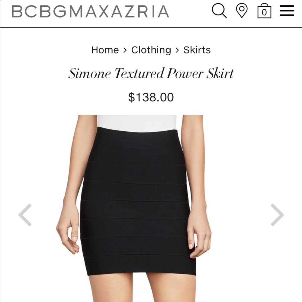 BCBG bandage skirt